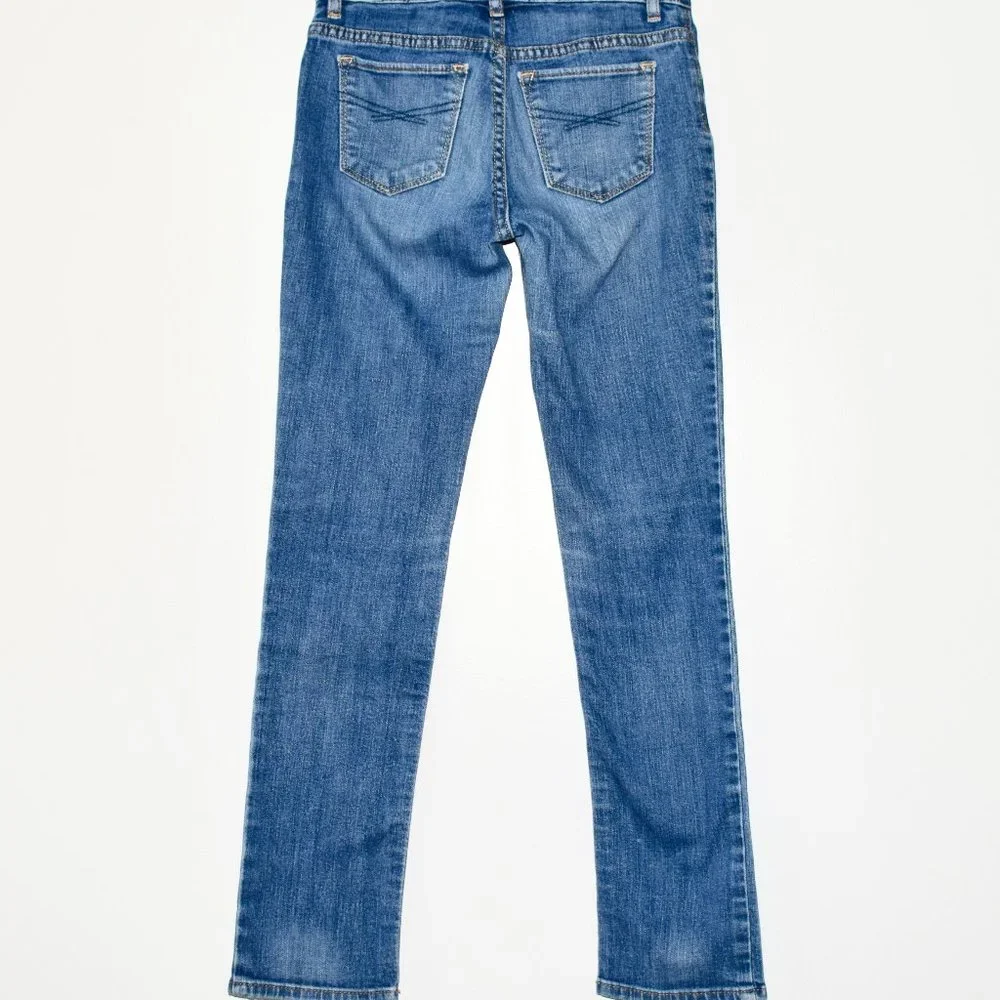 Gap Kids Super Skinny Denim Adjustable Waistband Jeans - Size 10 Regular